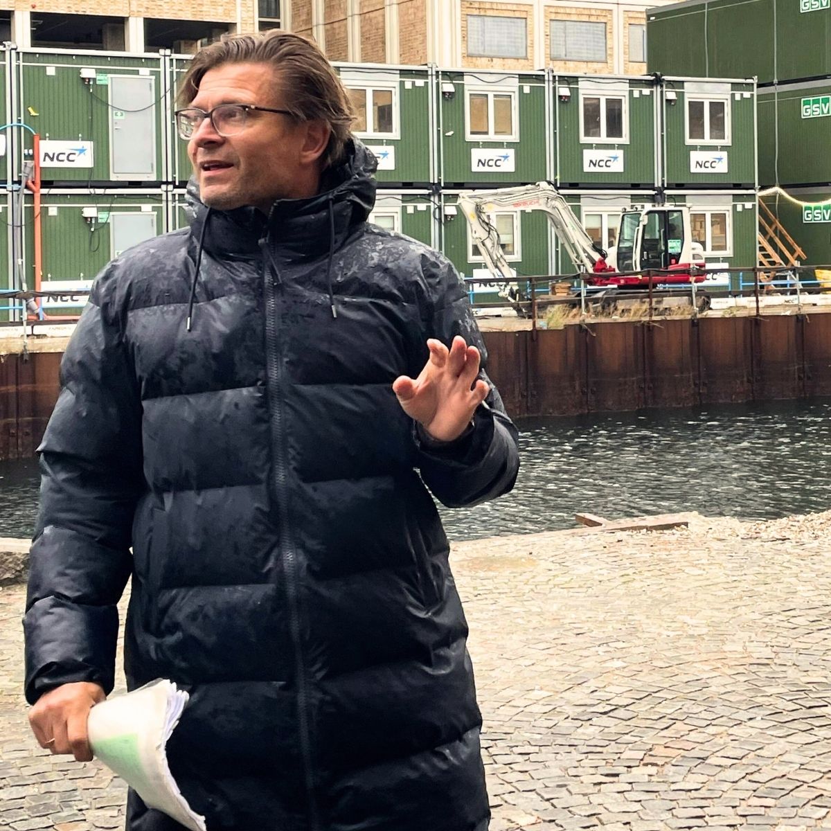 Frederik Lindskov på byvandring