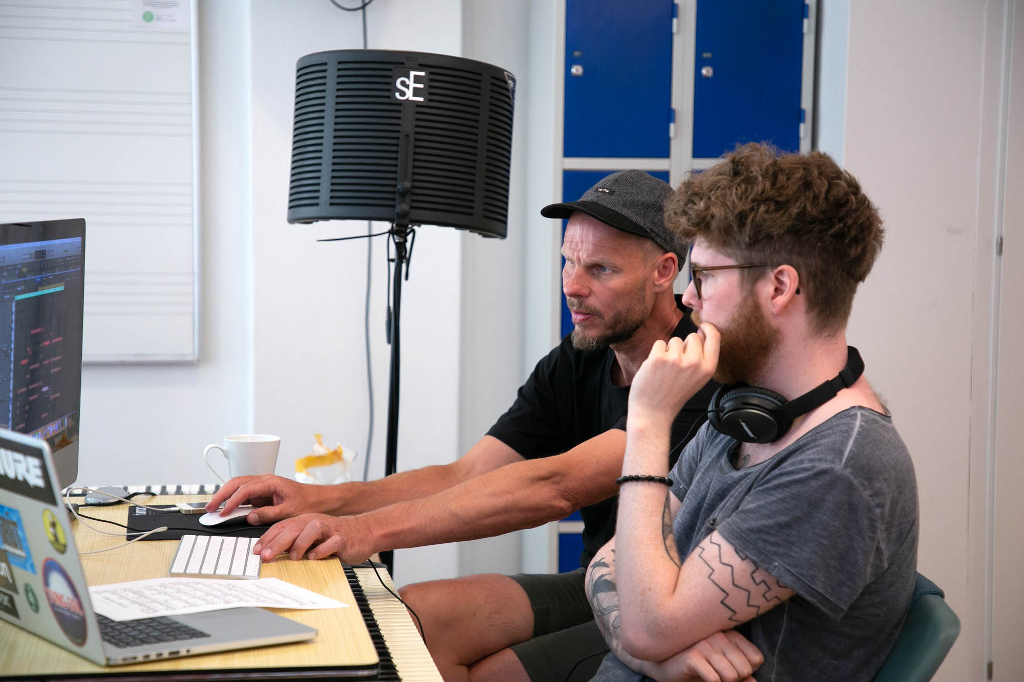 Kursister lærer at producere musik i Ableton Live