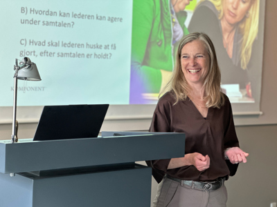 Line Visti Andersson foredrag om overgangen fra arbejdsliv til pensionsliv hos FOF København og Nordsjælland