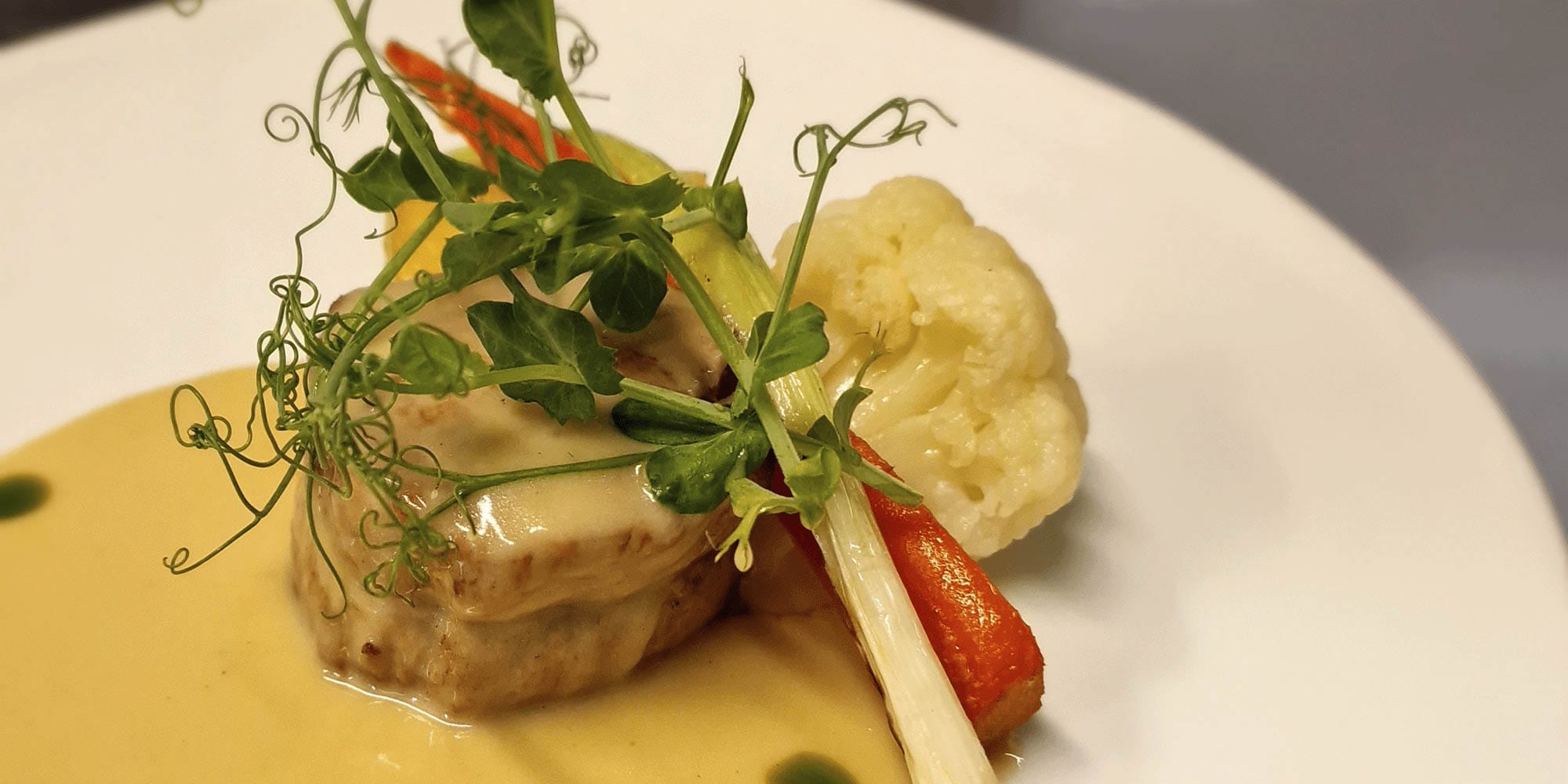 Scamone in salsa rosmarino på Ristorante Alto Palato