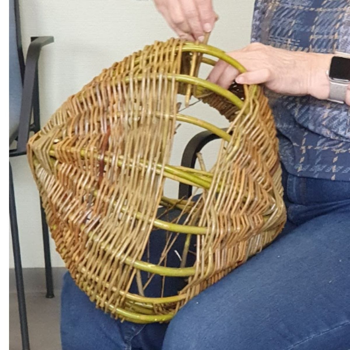 kursist fletter sankekurv