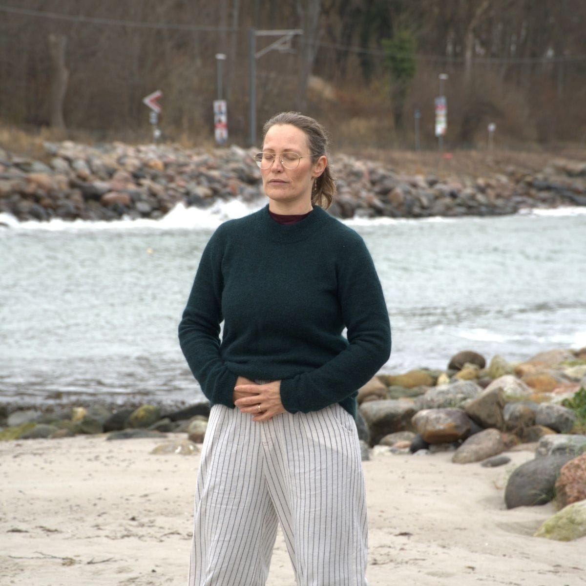 Gitte Grand Bang, der underviser i 'Qigong i naturen'