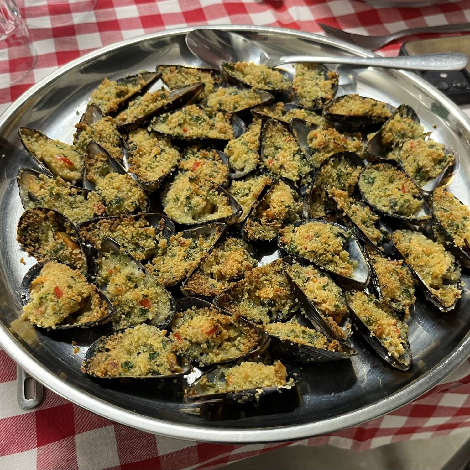 Italiensk efterårsmad - fyldte muslinger