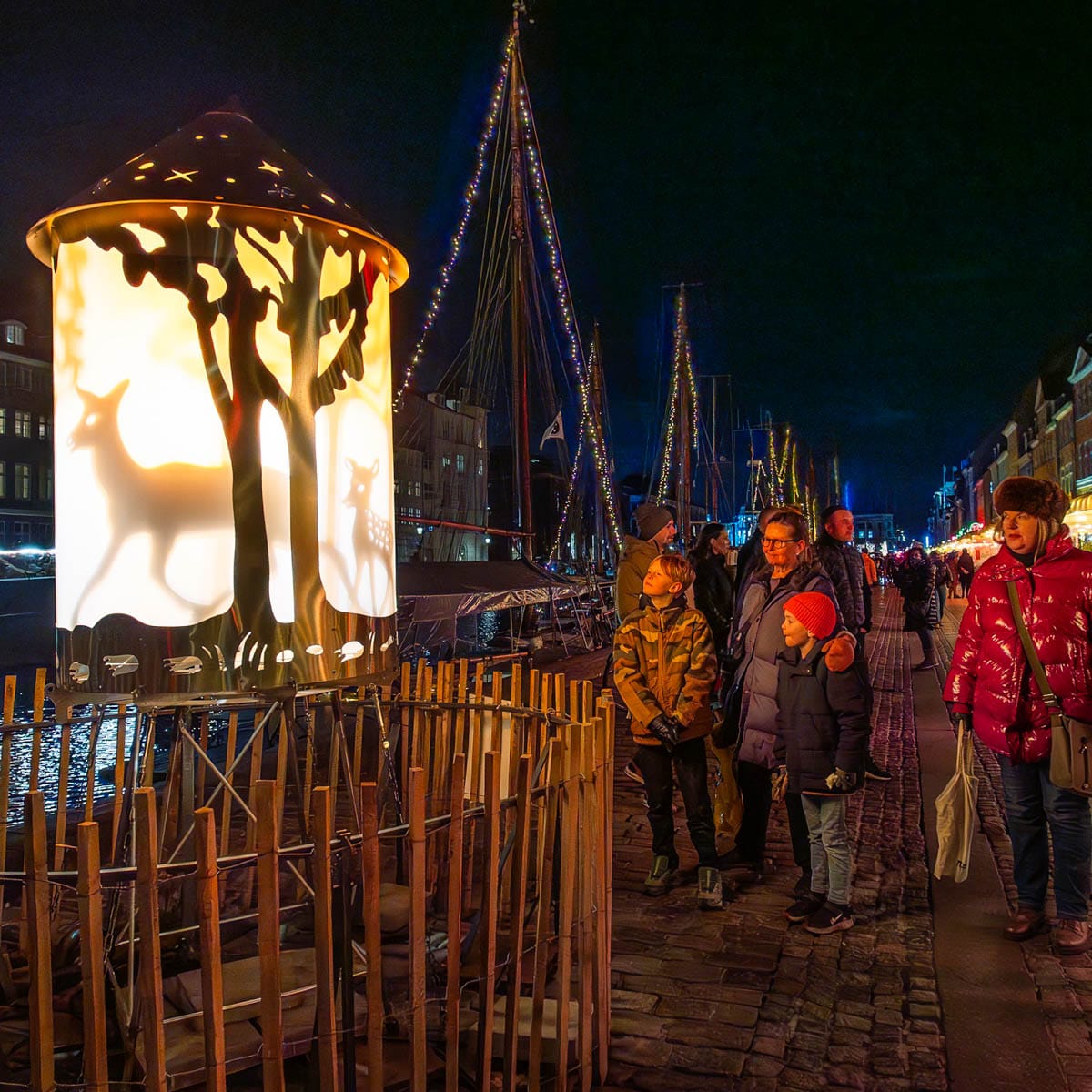 Lanterne Tournante – kunstværk på Copenhagen Light Festival