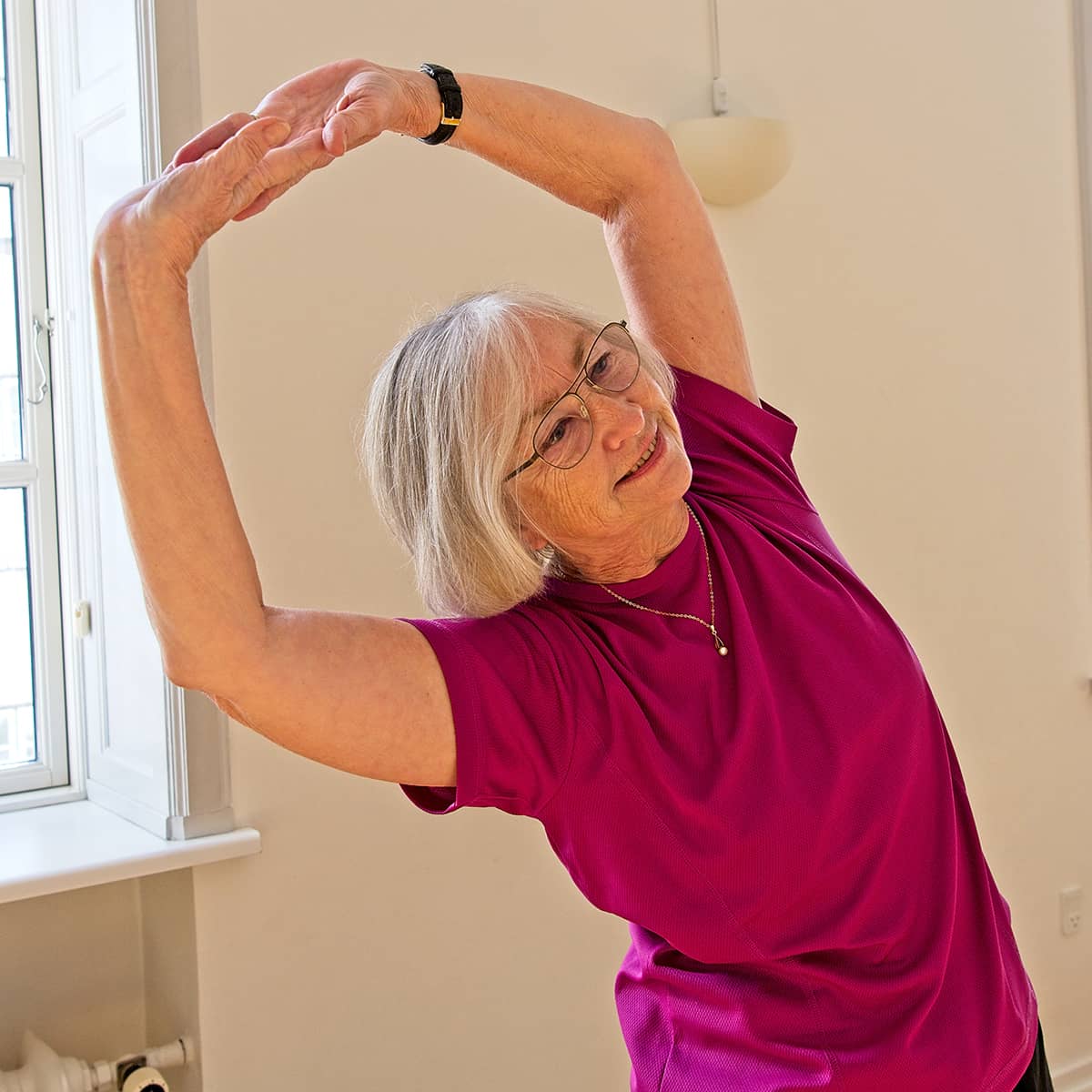 Afspændingsøvelse i yoga i FOF Aarhus