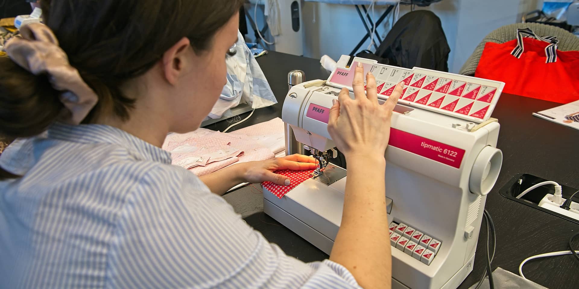 Kursist på sykursus i FOF Aarhus