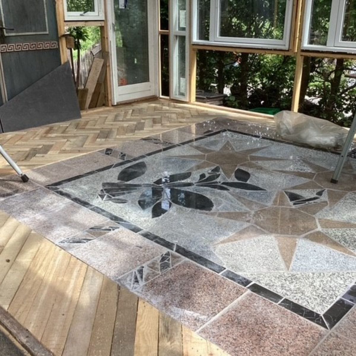 Mosaik du kan lave på kursus hos FOF Djursland