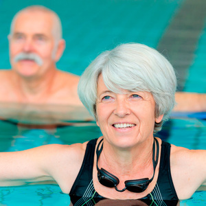 Bevægelse i varmt vand i Ebeltoft med FOF Djursland