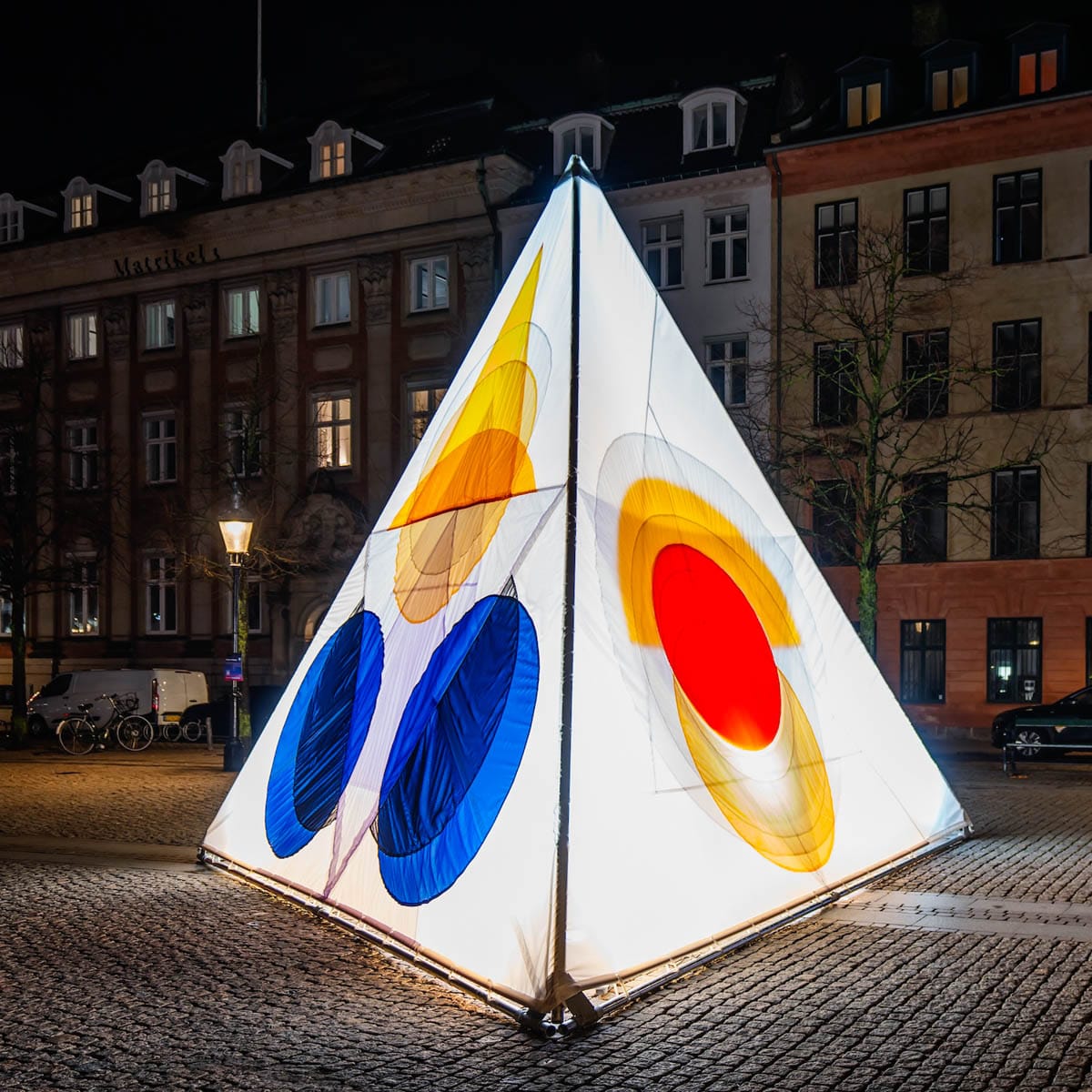 Du som er i Himlene – kunstværk på Copenhagen Light Festival