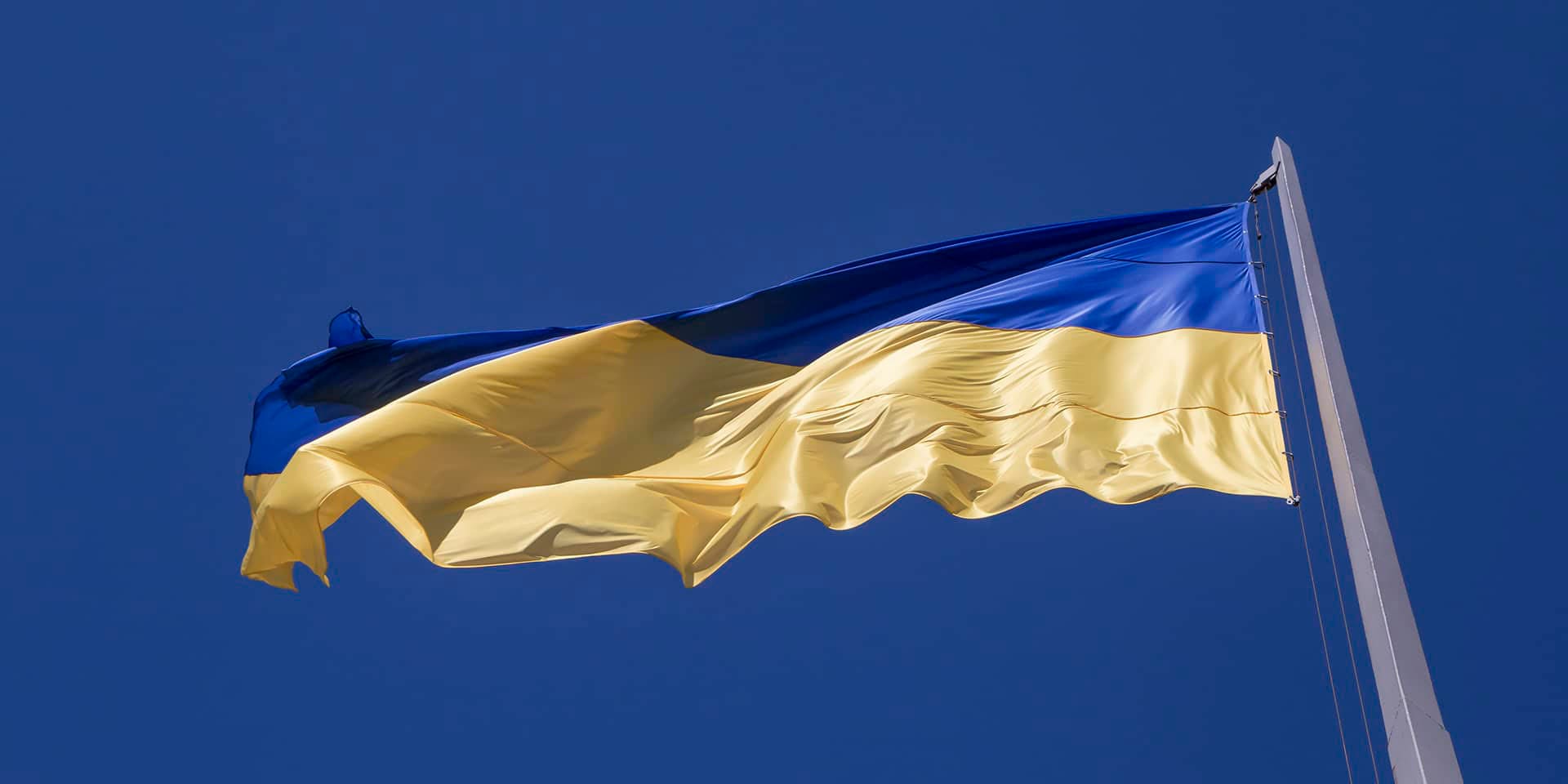 Ukrainsk flag | Lær sproget i FOF Aarhus