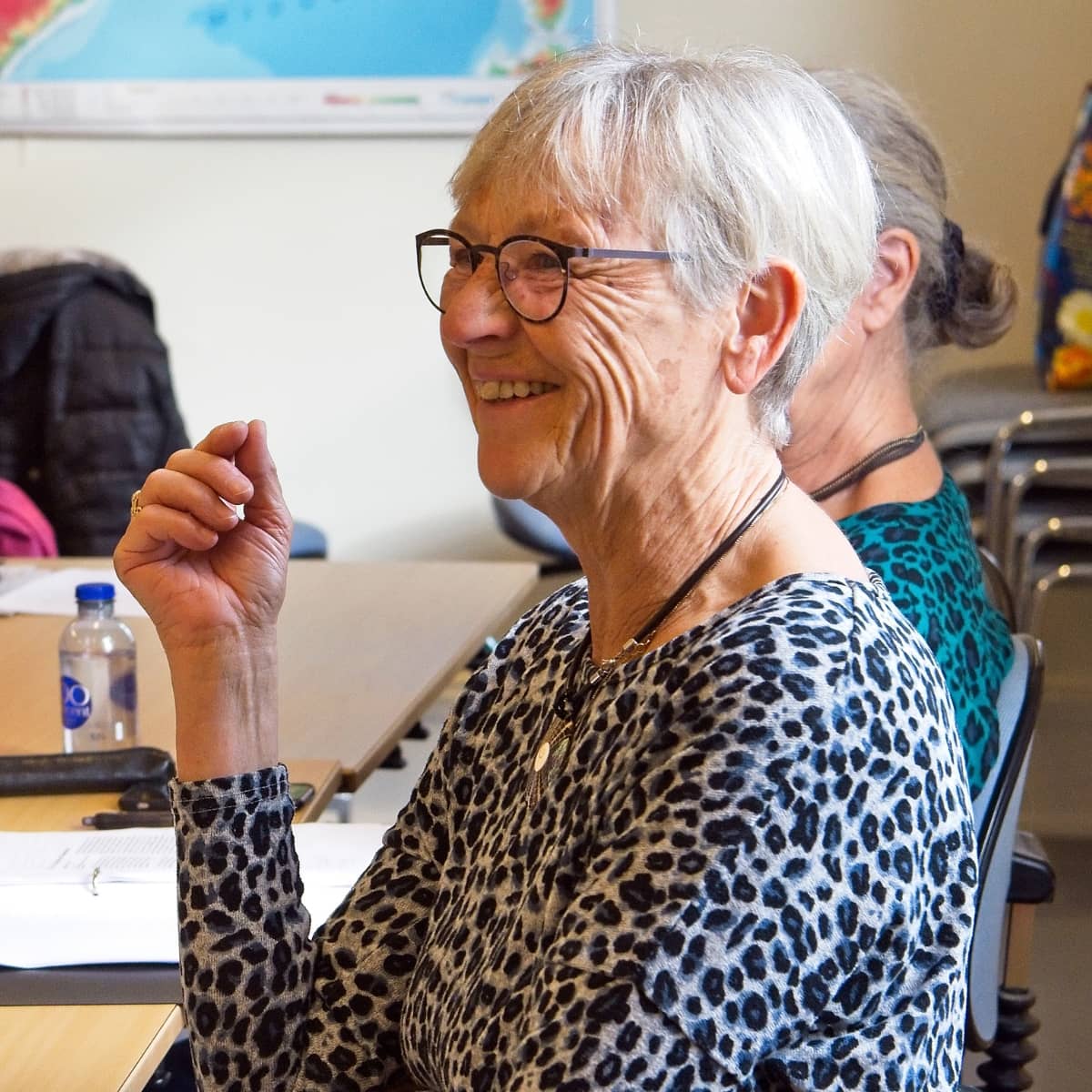 Kursist, der er på sproghold i FOF Aarhus. Lær latinsk i FOF Aarhus.