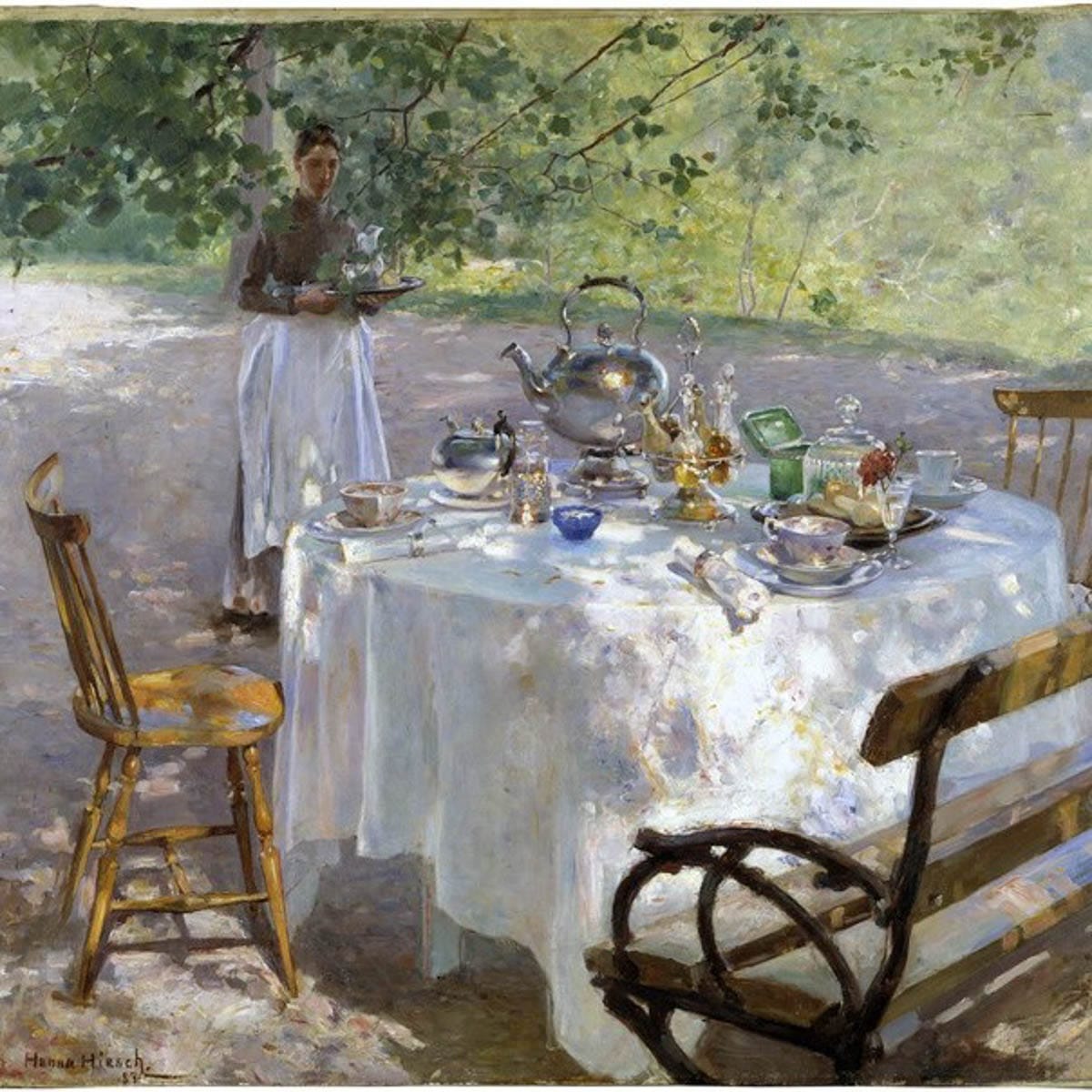 Hanna Hirsch Pauli: 'Morgenmad' (1887)