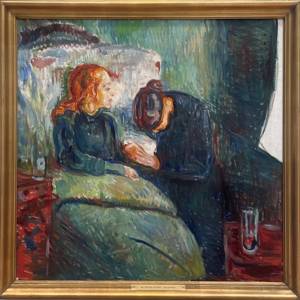 Edvard Munchs maleri Det syge barn