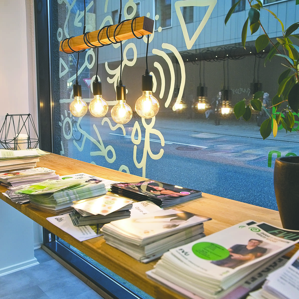 FOF Aarhus' butik i H.H. Seedorffs Stræde 7 i Aarhus C