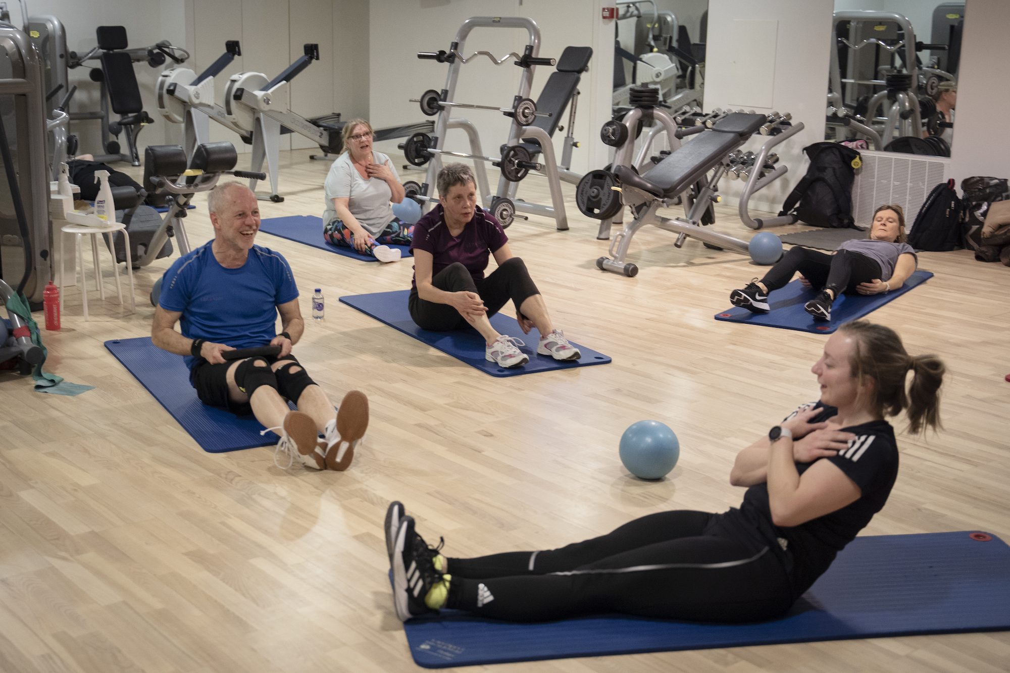 Full body workout in English at FOF København og Nordsjælland