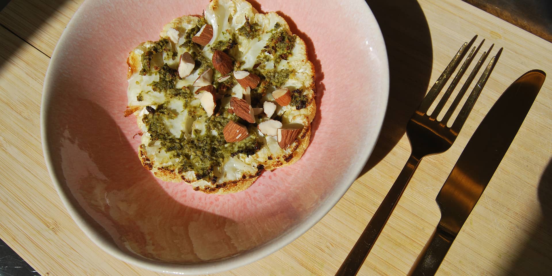 Blomkålsbøf med urter, fof aftenskolen aarhus