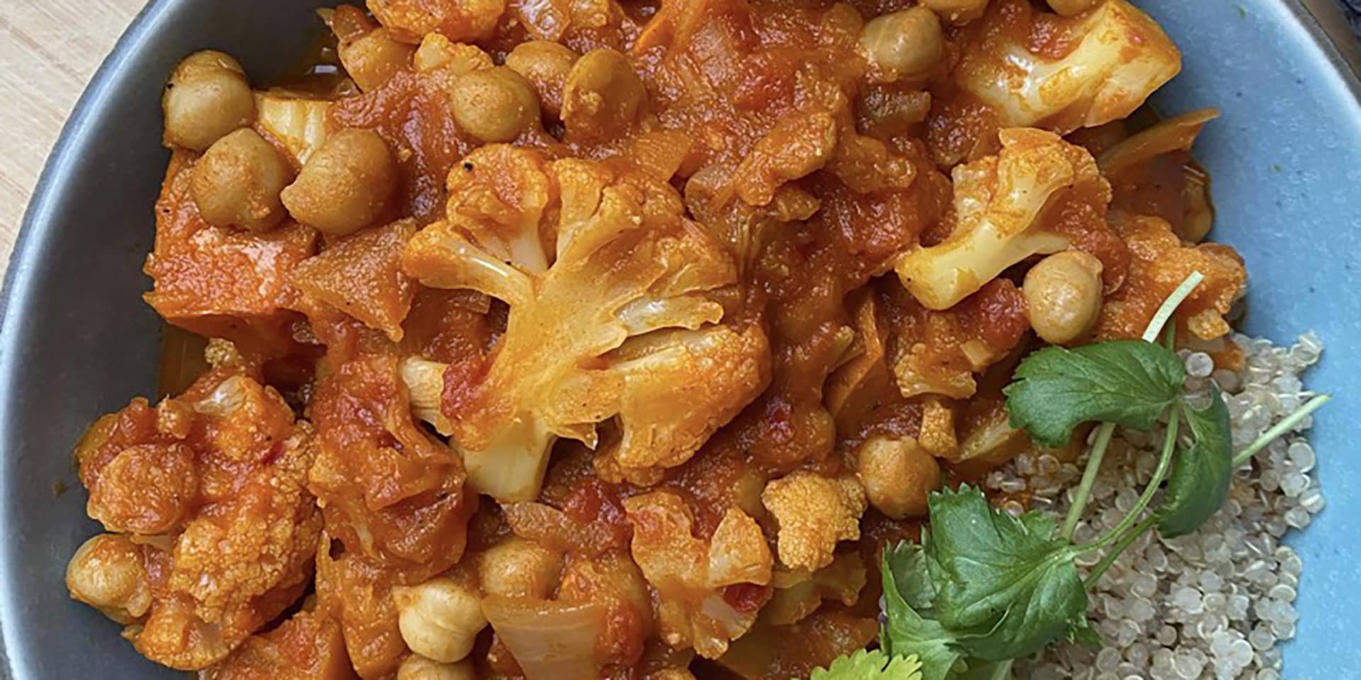 Blomkålskarry, som du finder opskriften på på fof aftenskolen aarhus