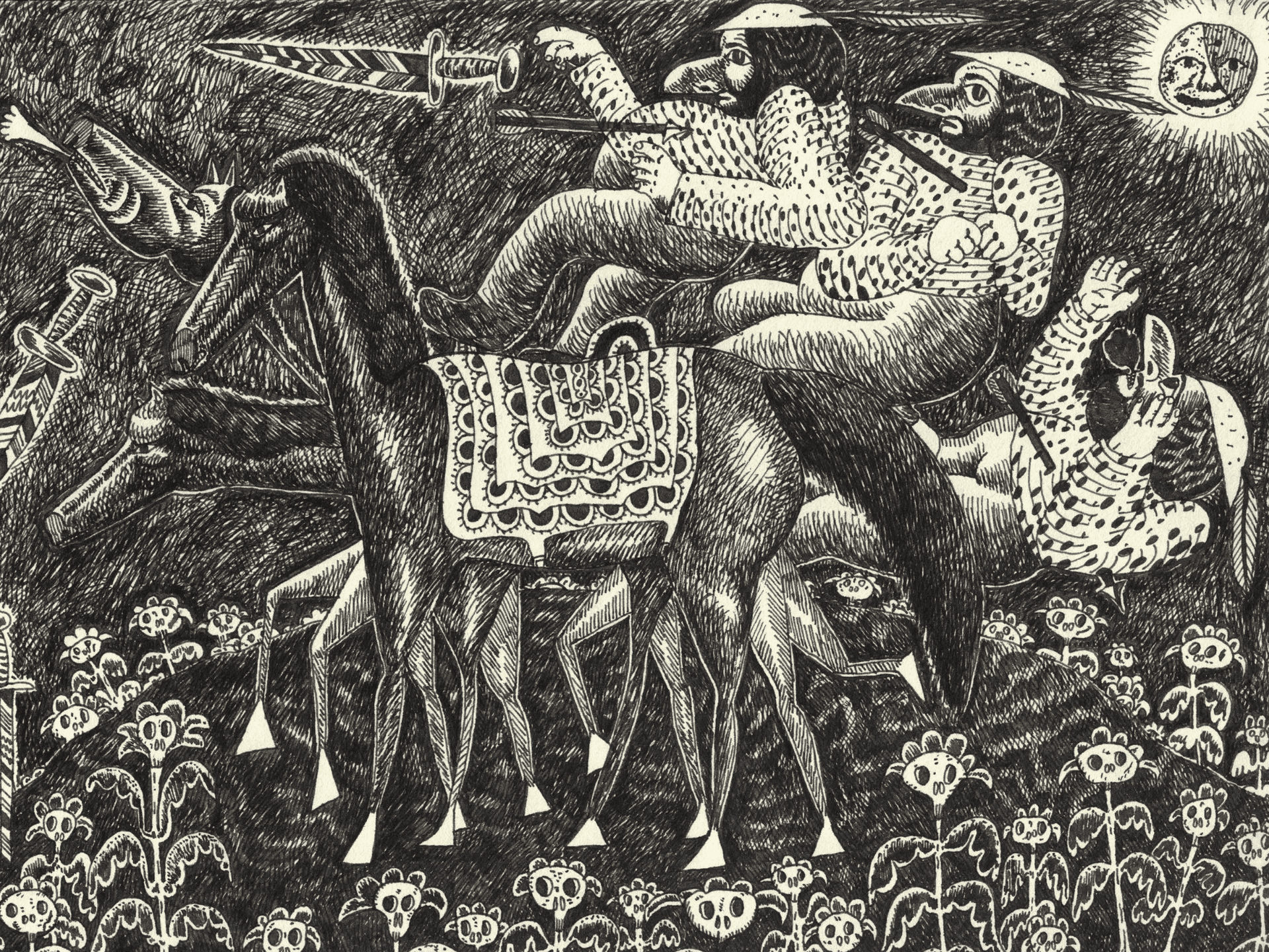 Historiefortælling i tegning og maleri – kursus hos FOF København og Nordsjælland