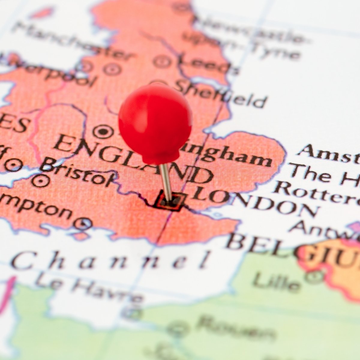 Kort over England | Lær engelsk i FOF Aarhus på sommerkursus