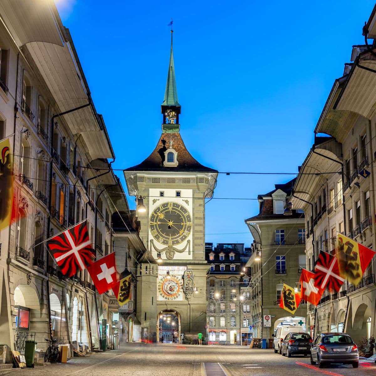 Billede fra Bern, hovedstaden i Schweiz