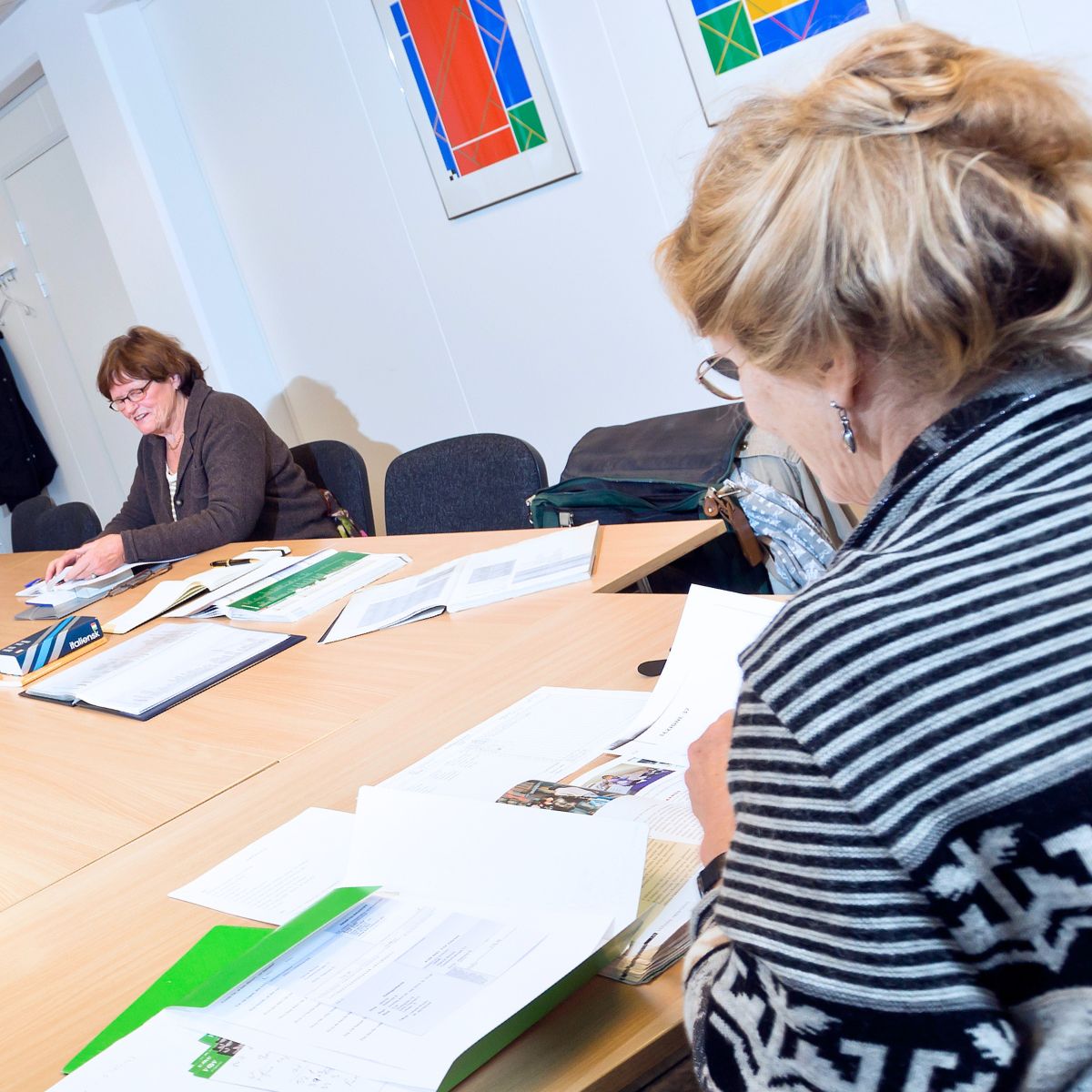 Italiensk undervisning, lærer og kursist