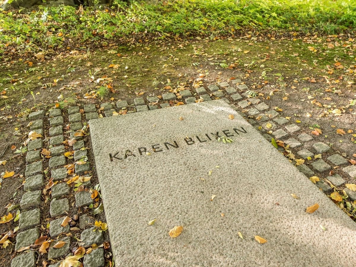 Karen Blixen gravsted i Rungstedlund
