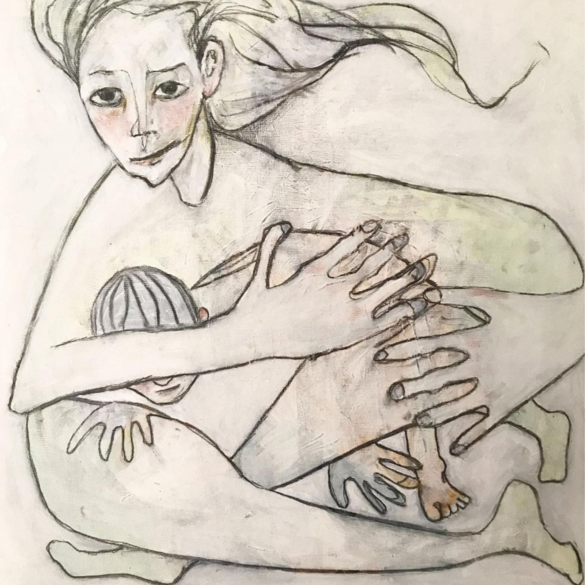 Tegning af en mor