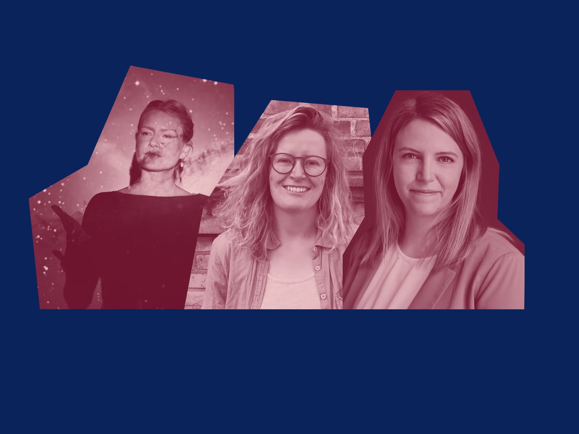 Sarah Pearson, Christina Toldbo og Tina Ibsen taler om mørkt stof og liv i universet hos FOF København og Nordsjælland.