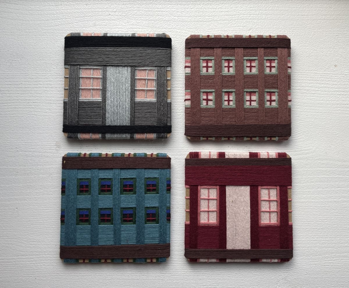 viklet huse omkring pap