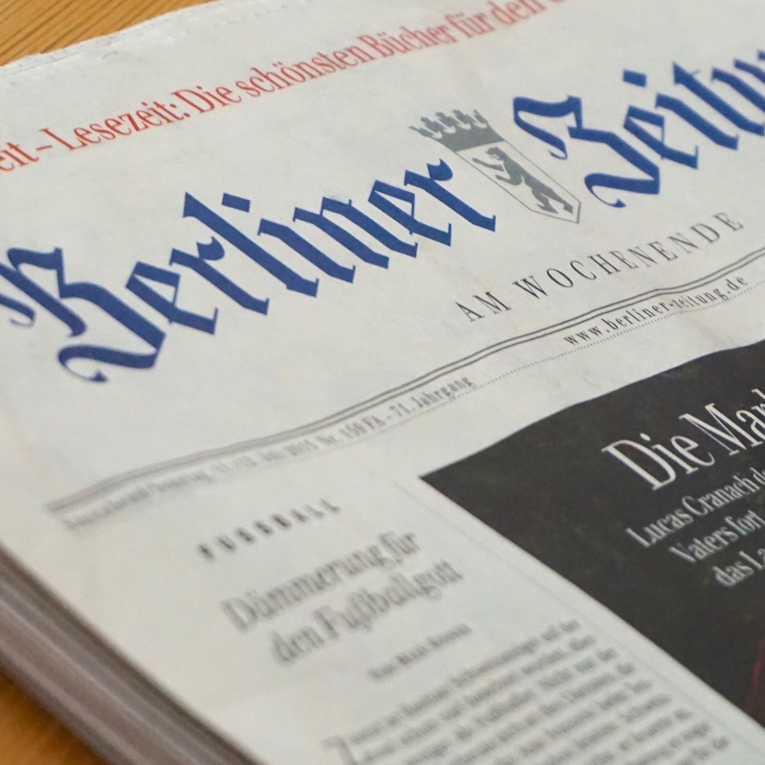 Tysk avis "Berliner Zeitung"