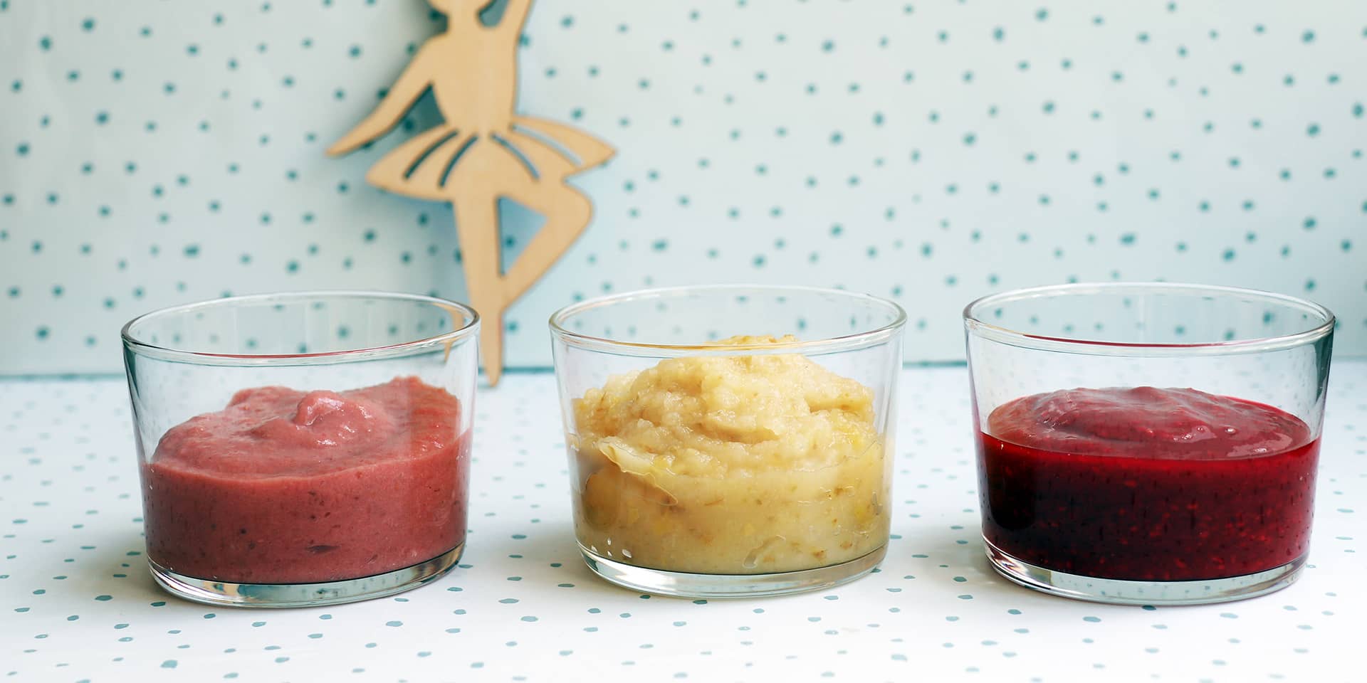 Frugtmos til baby | Opskrift på jordbær-, æble- og hindbærmos fra FOF Aarhus