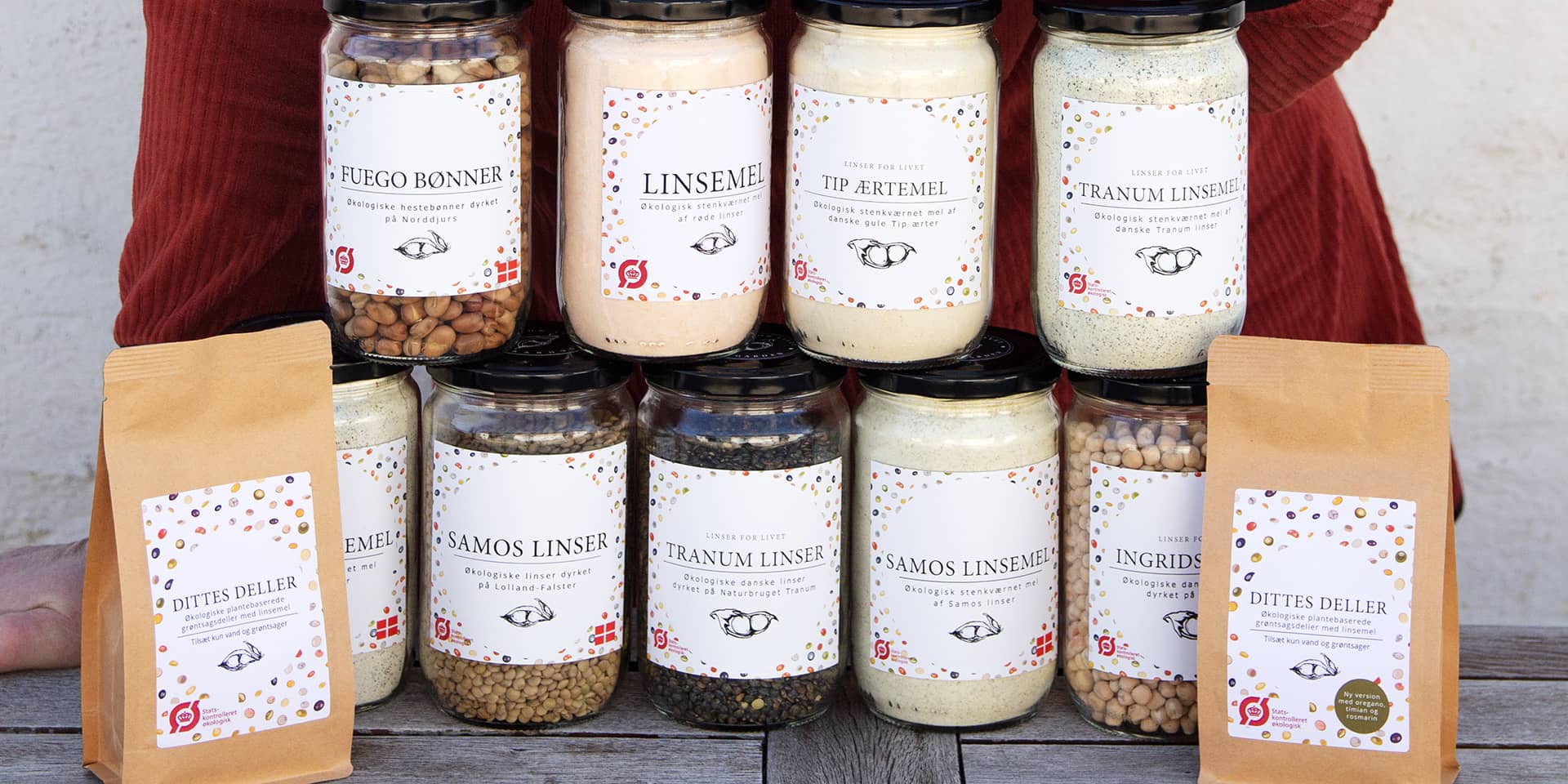 Glas med forskellige linser. Du kan komme med til dette kursus i FOF Aarhus, hvor der er smagsprøver og opskrifter med linser