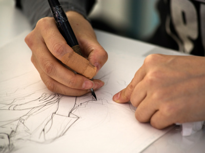 Manga og tegneserietegning for voksne og børn fra 9 år i sommerferien