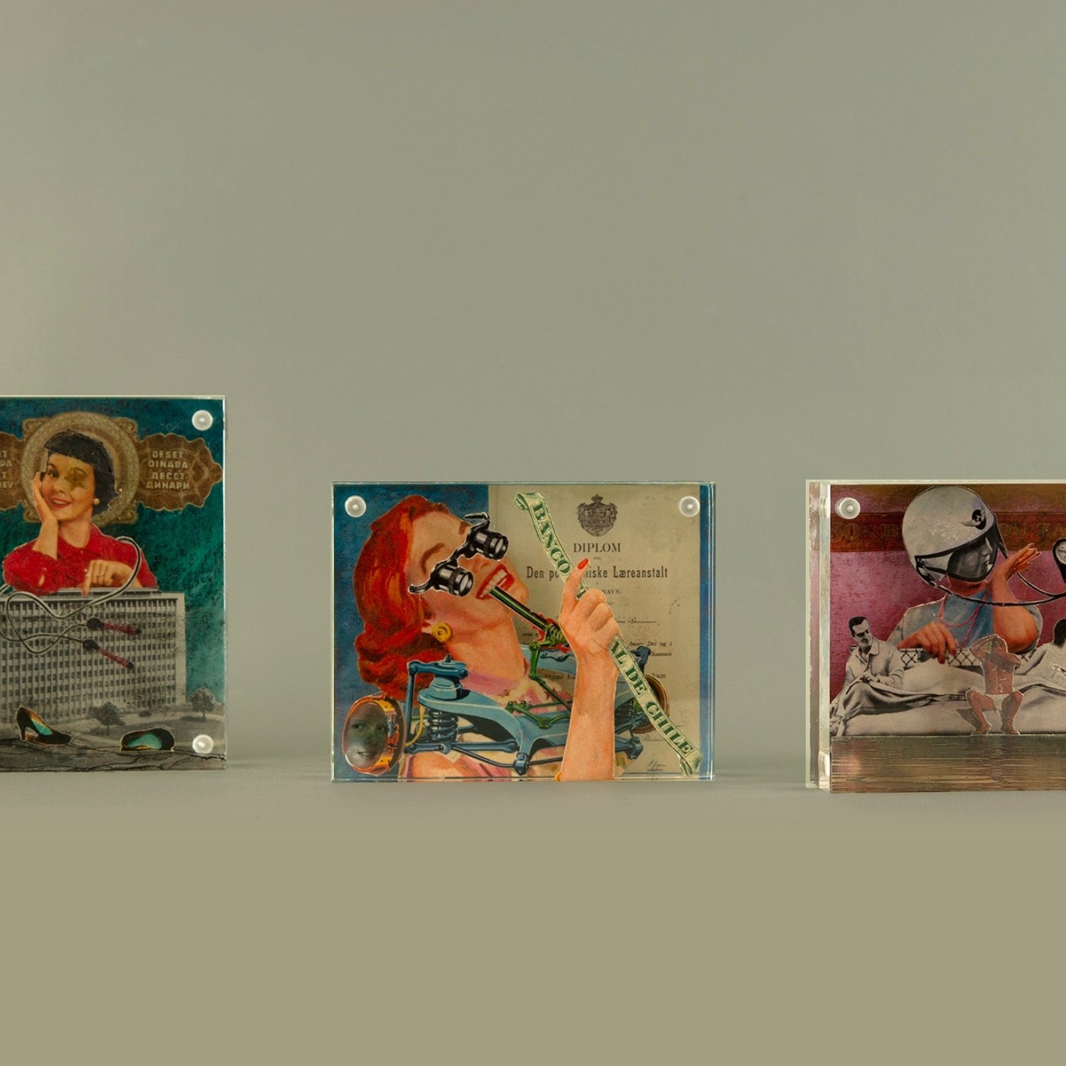 Collager lavet af Lisbeth Micha Hansen