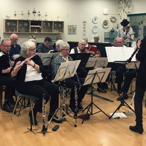 Personer spiller musik