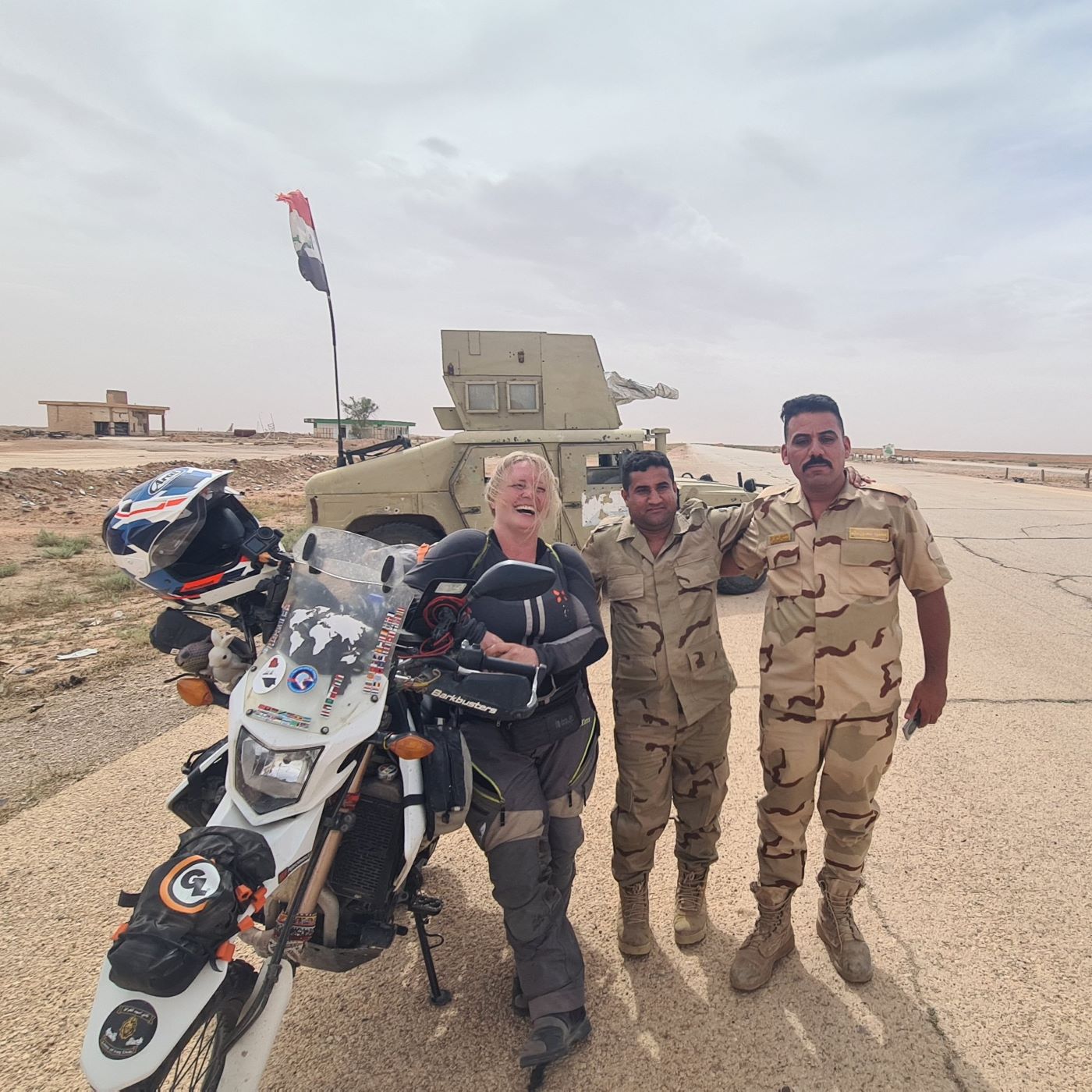 Henriette Thiim på motorcykeleventyr