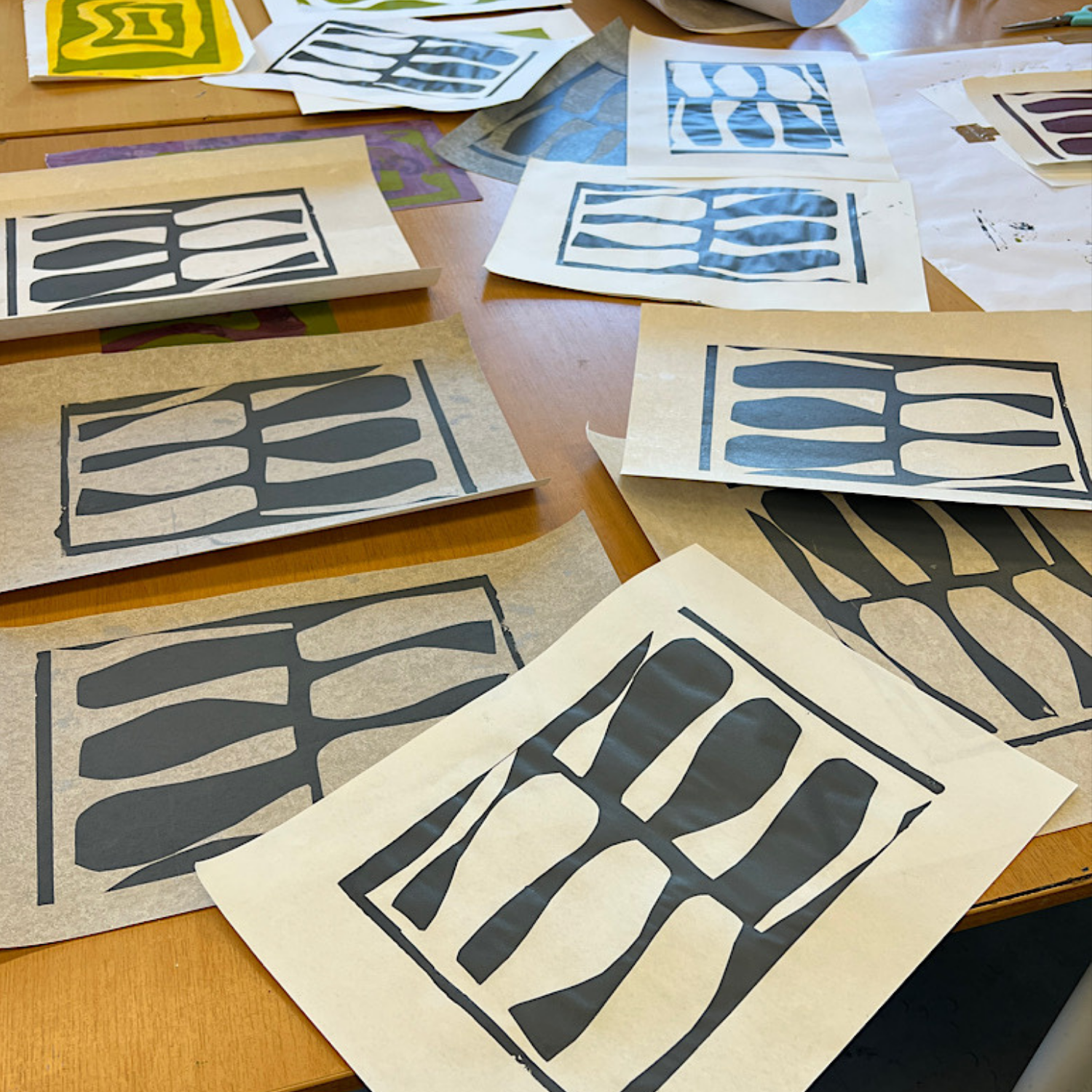 Serigrafieksperimenter