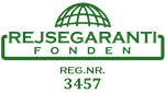 Logo til Rejsegarantifonden med vores nr.